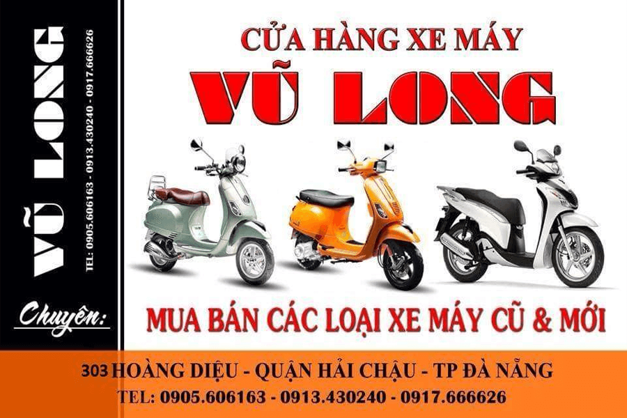Xe máy cũ Vũ Long - Đà Nẵng