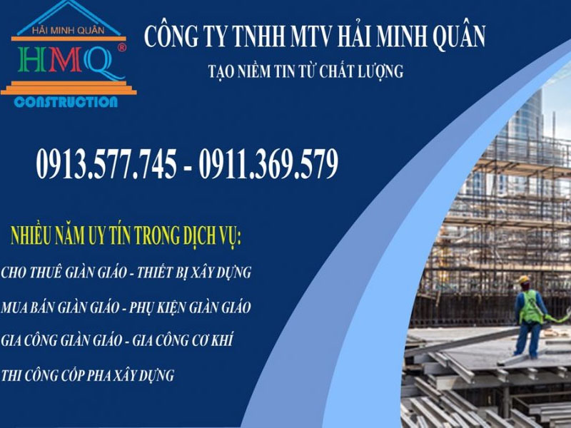 Cho thuê giàn giáo tại Đà Nẵng - Hải Minh Quân