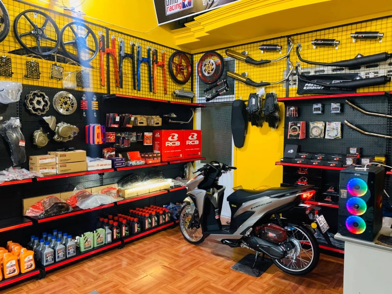 Shop kinh doanh đồ chơi xe máy Đà Nẵng chất lừ cho giới Biker