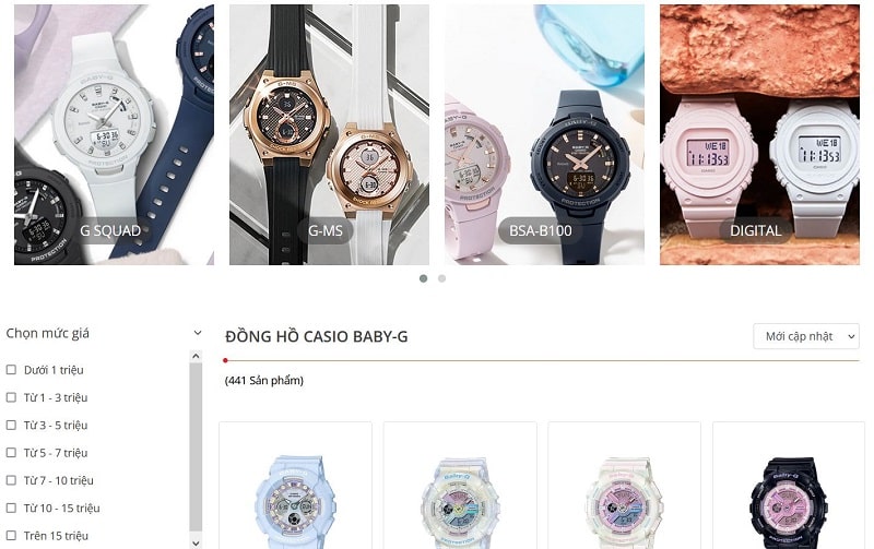 Đồng hồ Casio Đà Nẵng tại hệ thống Anh Khuê Watch