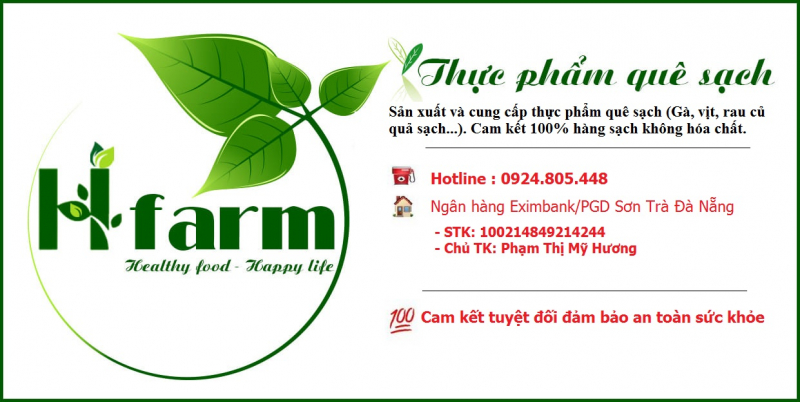 Cửa hàng rau sạch Đà Nẵng - H' Farm