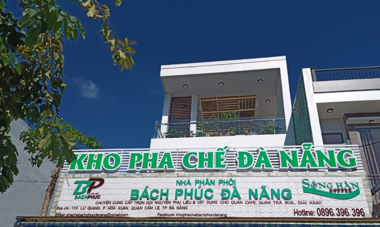 Kho nguyên liệu pha chế Đà Nẵng Bách Phúc