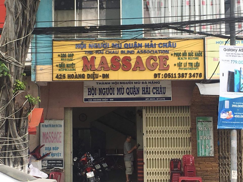 Massage người mù Đà Nẵng - Hội người mù quận Hải Châu