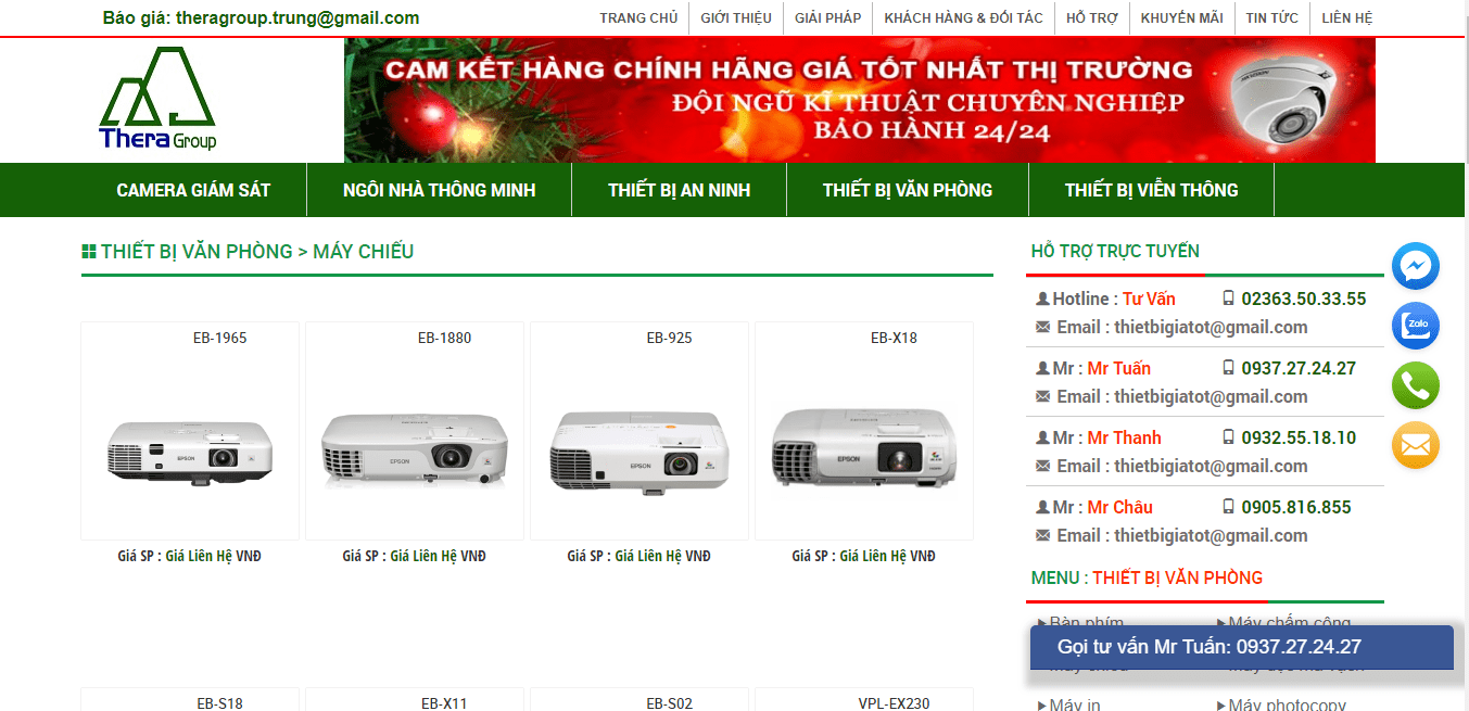 Máy chiếu Đà Nẵng - Thera Group