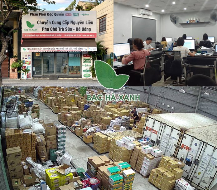 Bạc Hà Xanh chuyên cung cấp nguyên liệu pha chế Đà Nẵng