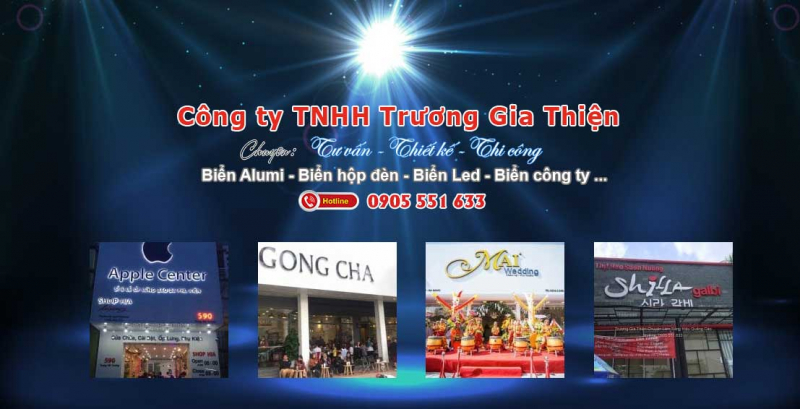 Công ty bảng hiệu quảng cáo Đà Nẵng Trương Gia Thiện