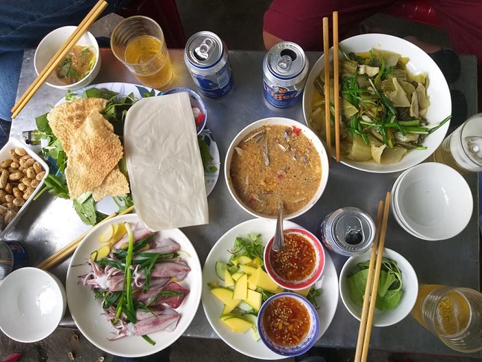 Món gỏi cá trích Đà Nẵng