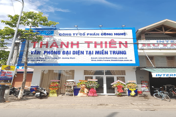 Bảng hiệu công ty Thanh Niên do chính công ty thiết kế