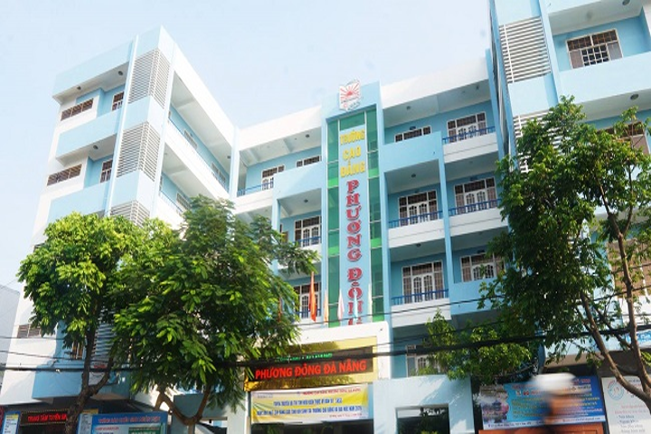 Trường cao đẳng nghề Phương Đông khi nhìn từ bên ngoài