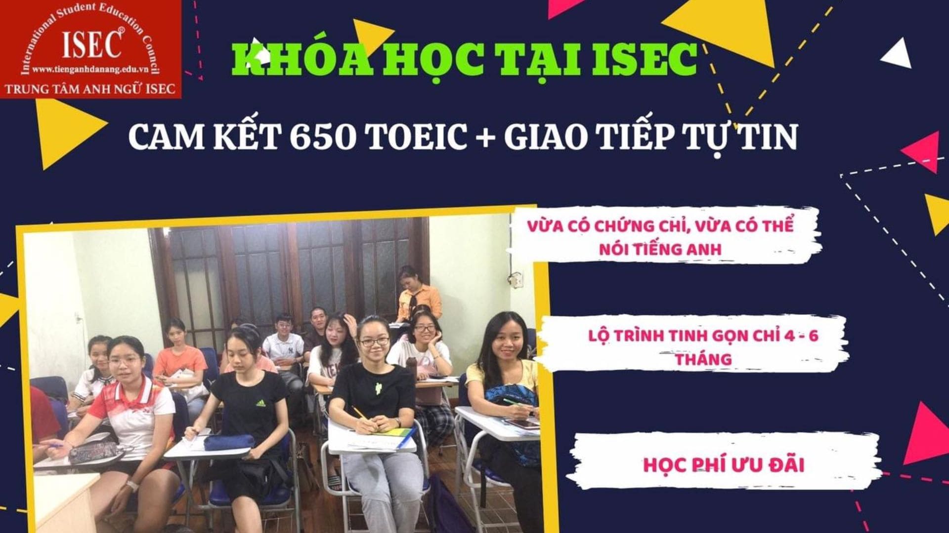 Trung tâm tiếng Anh ISEC - Trung tâm Toeic Đà Nẵng 