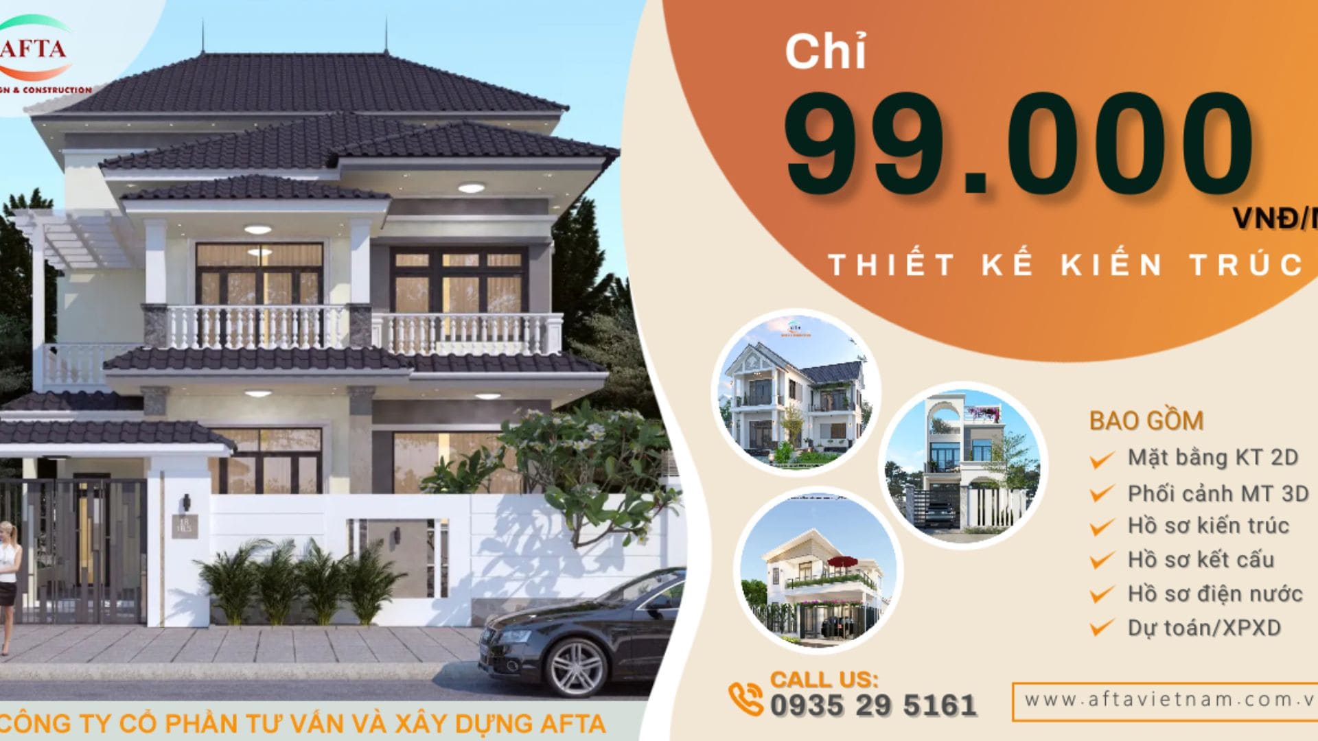 Công ty AFTA - Đơn vị chuyên thiết kế nhà theo yêu cầu tại Đà Nẵng