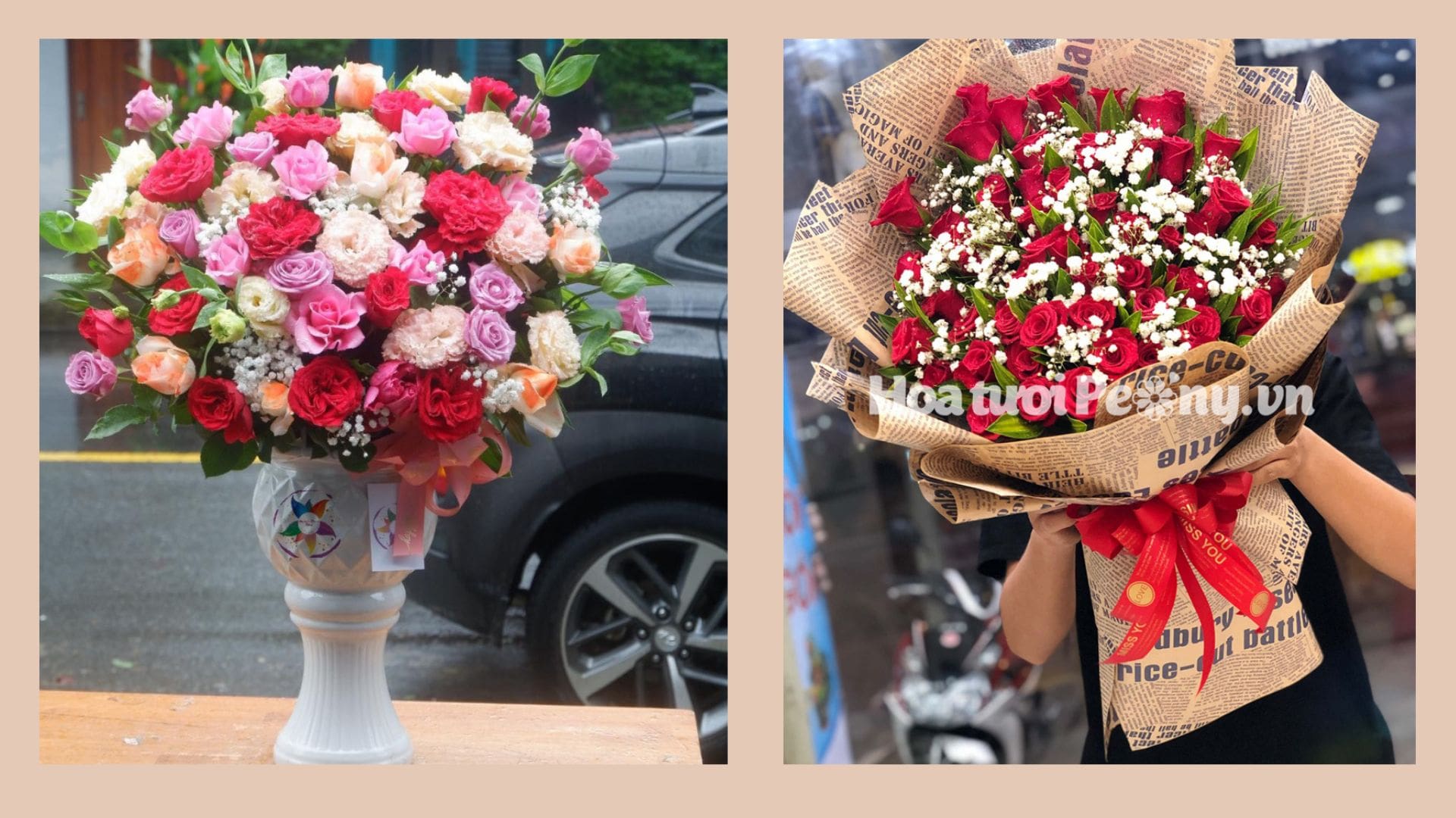 Peony Florist - shop hoa tươi gần đây tại Đà Nẵng