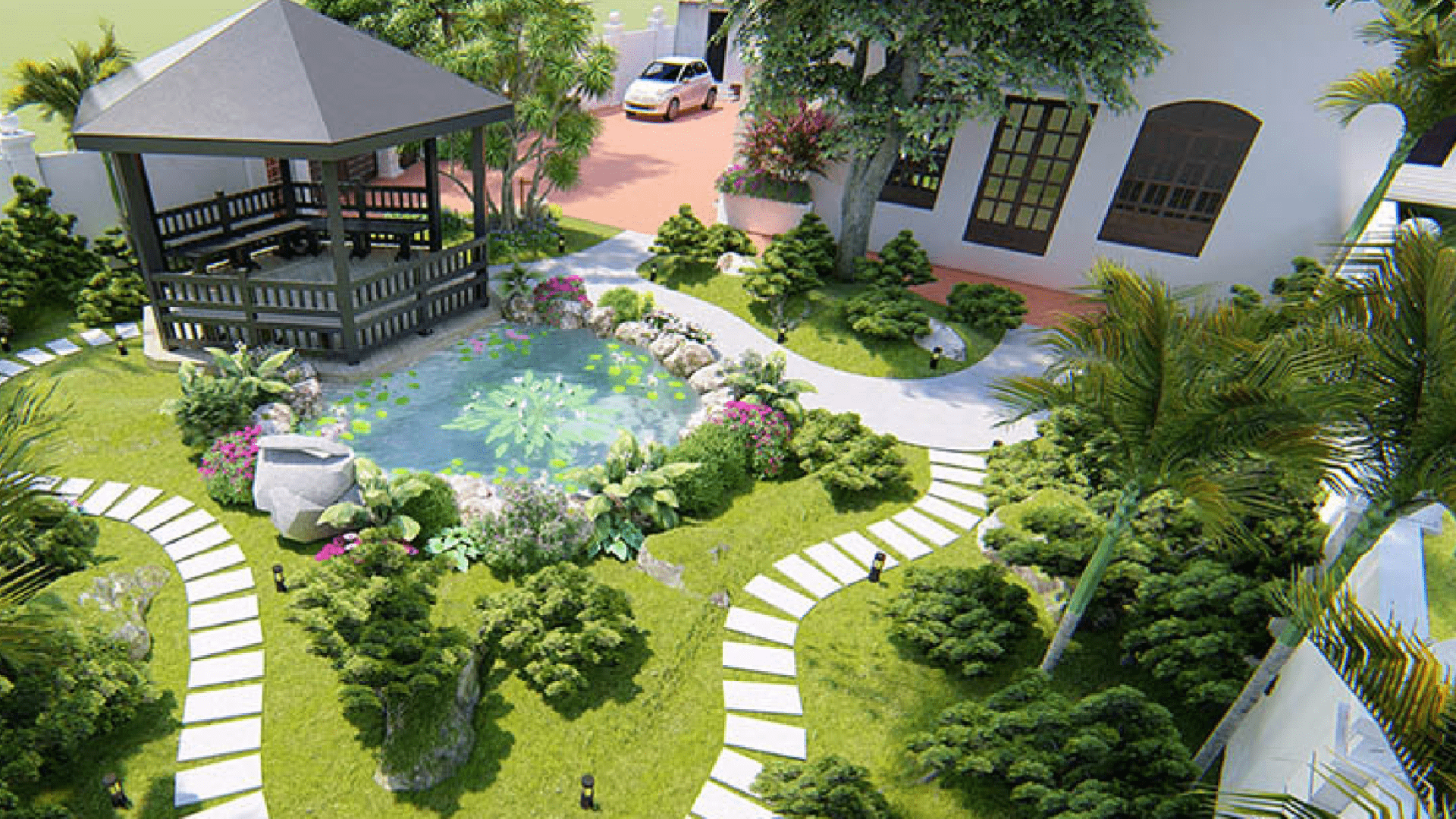 Công ty CMT Garden - Đơn vị thi công sân vườn Đà Nẵng độc đáo