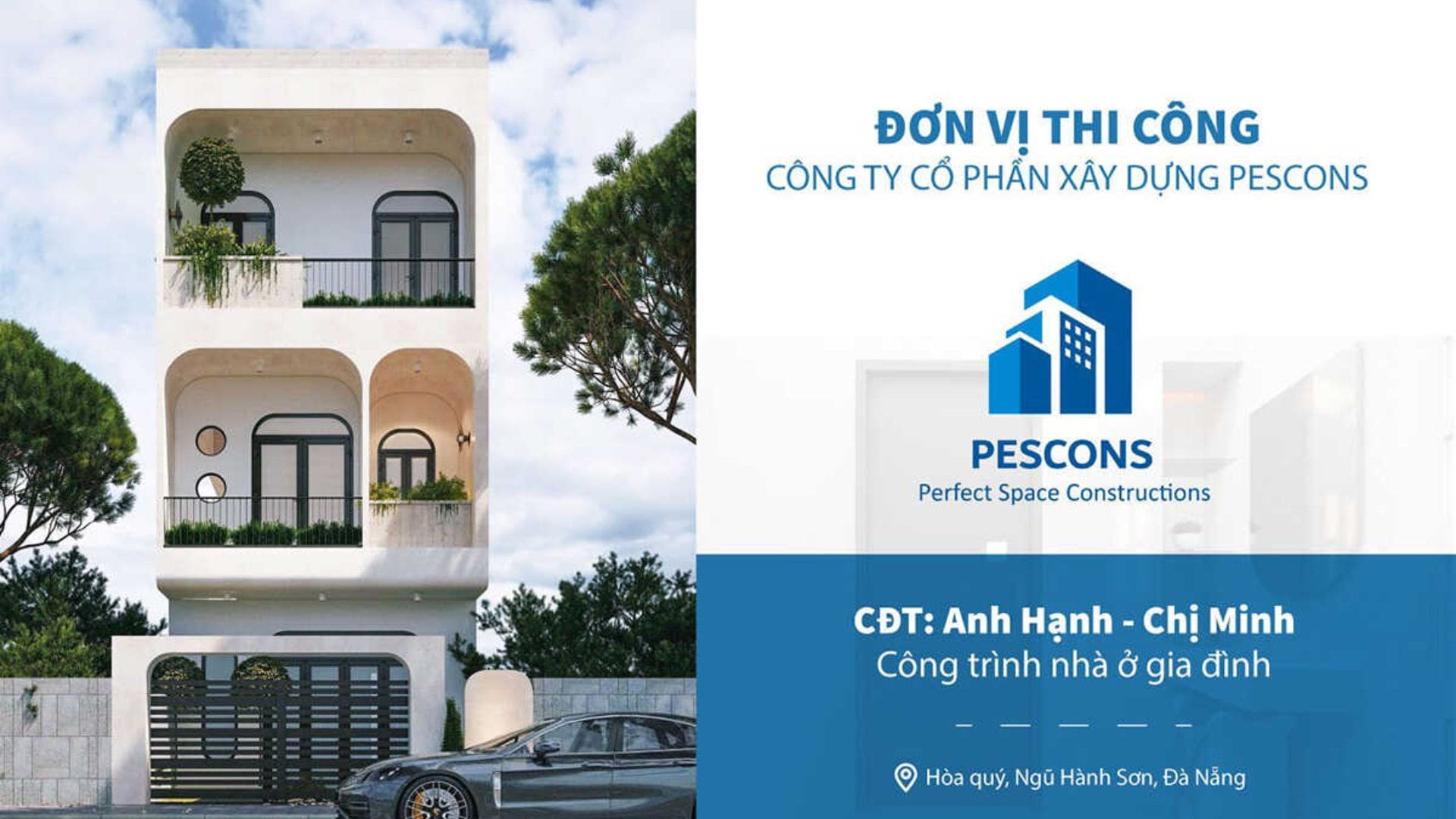 Công ty Pescons - Chuyên thiết kế nhà uy tín Đà Nẵng