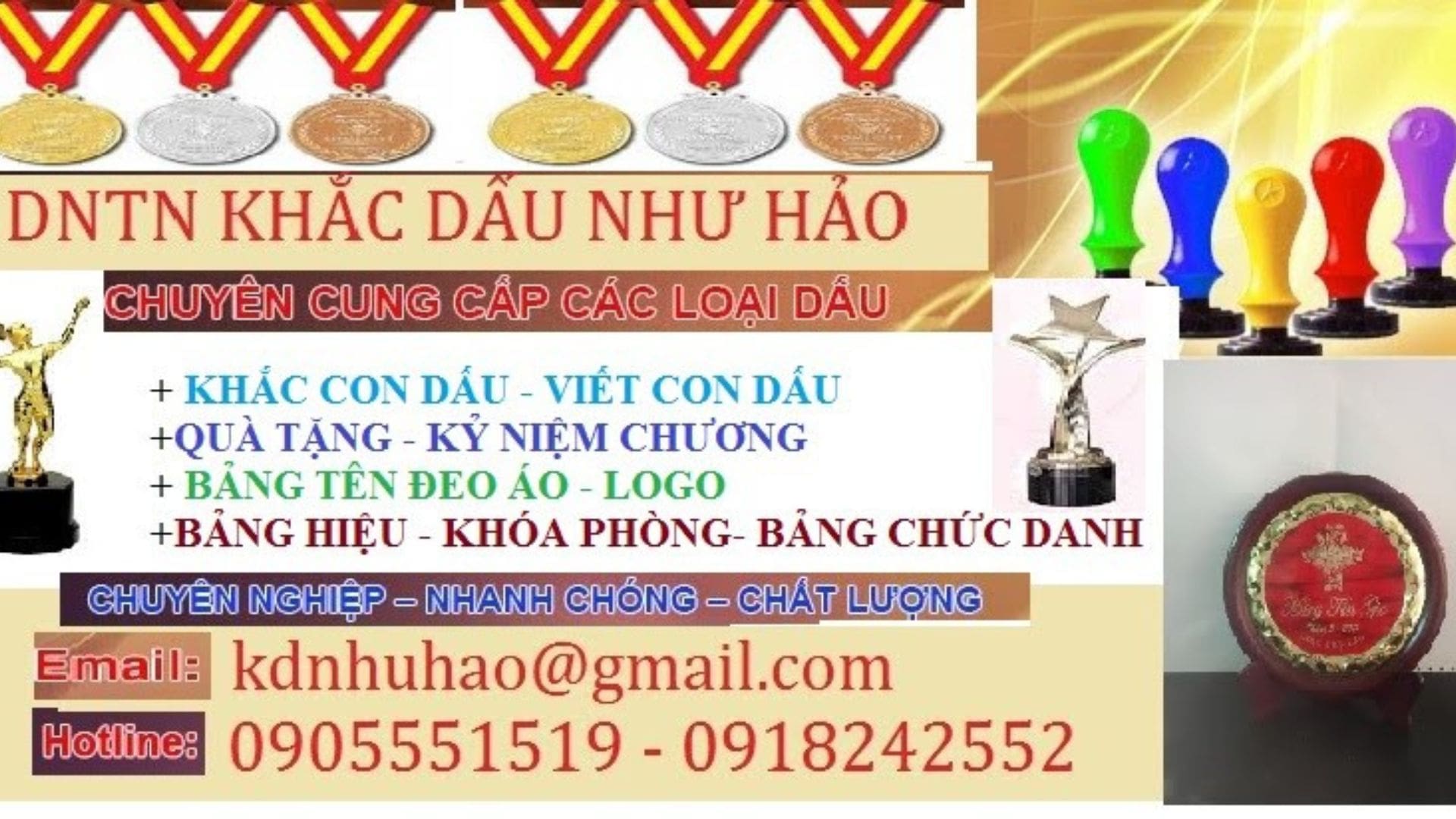 Công ty khắc dấu Như Hảo - Không nên bỏ qua khi có nhu cầu làm con dấu