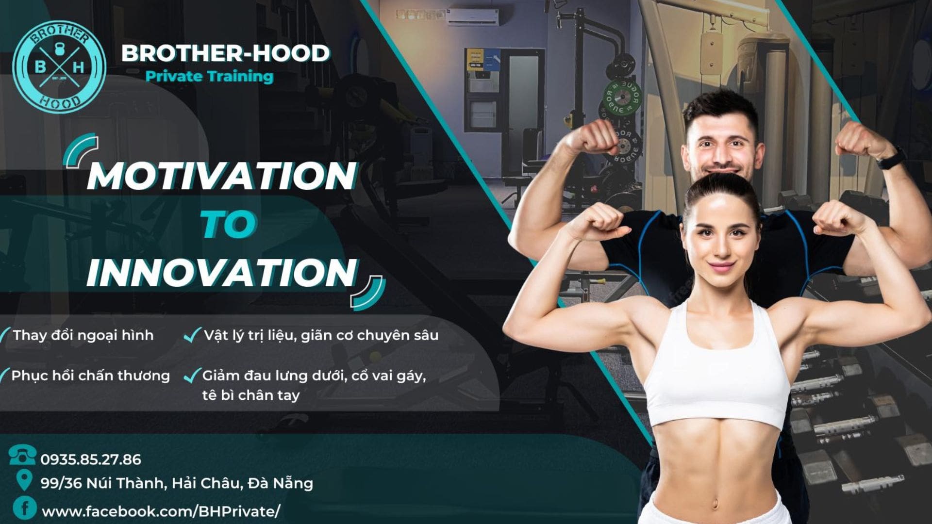 Brother-Hood Private Training - Phòng tập gym tốt tại Đà Nẵng