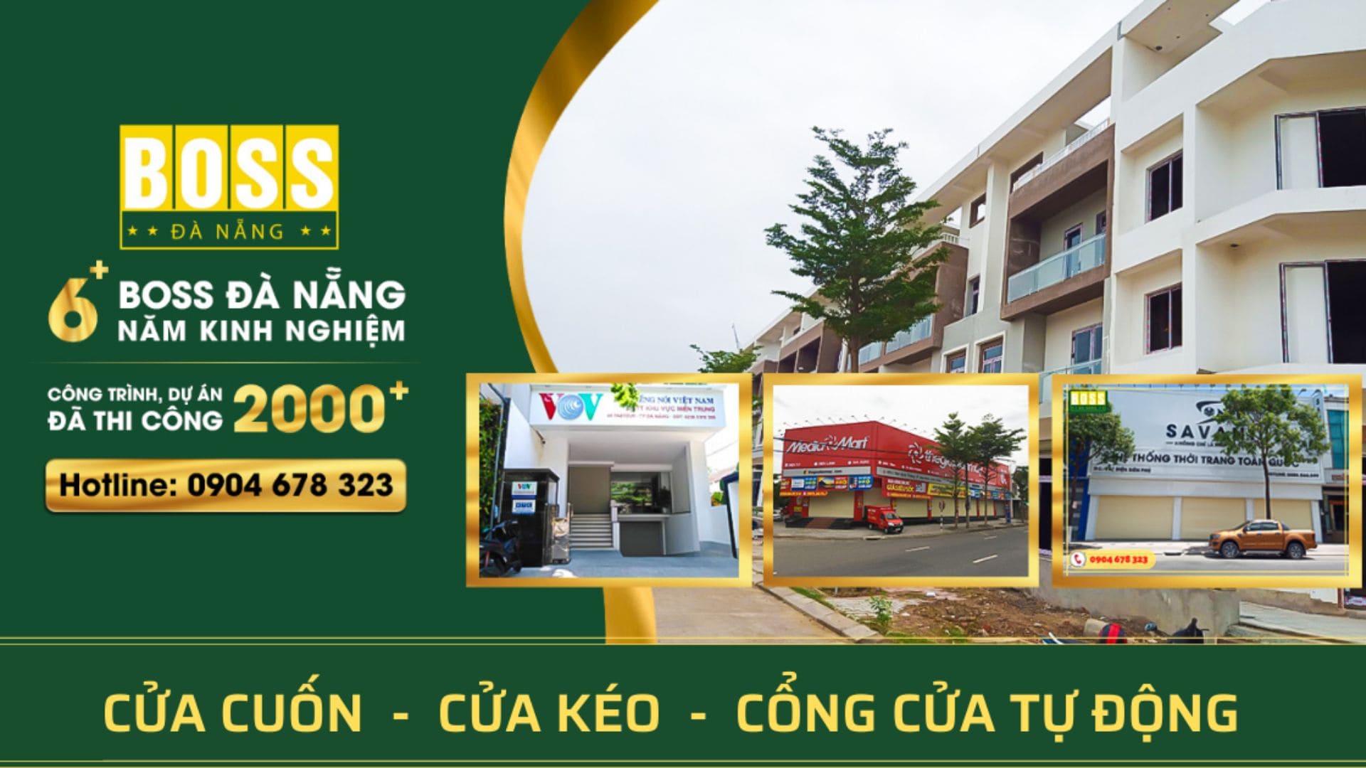 Công ty Boss Đà Nẵng - Đơn vị lắp đặt sửa cửa cuốn Đà Nẵng 